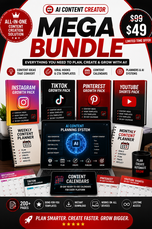 AI Content Creator Mega Bundle