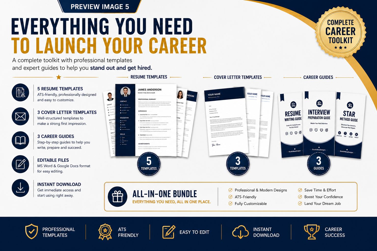 ATS Resume Template Bundle