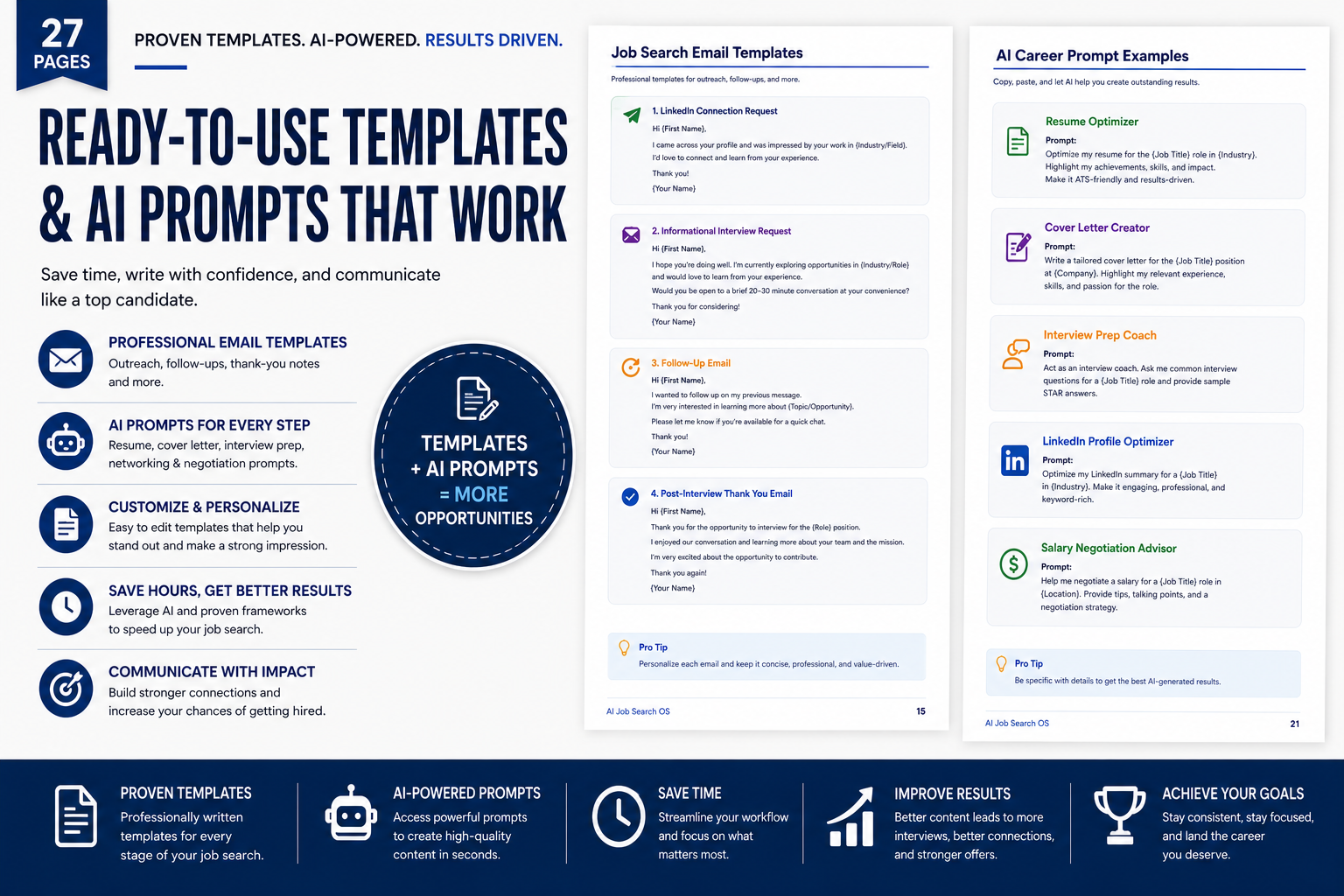 AI Job Search OS | Complete AI-Powered Career Toolkit + Notion Dashboard