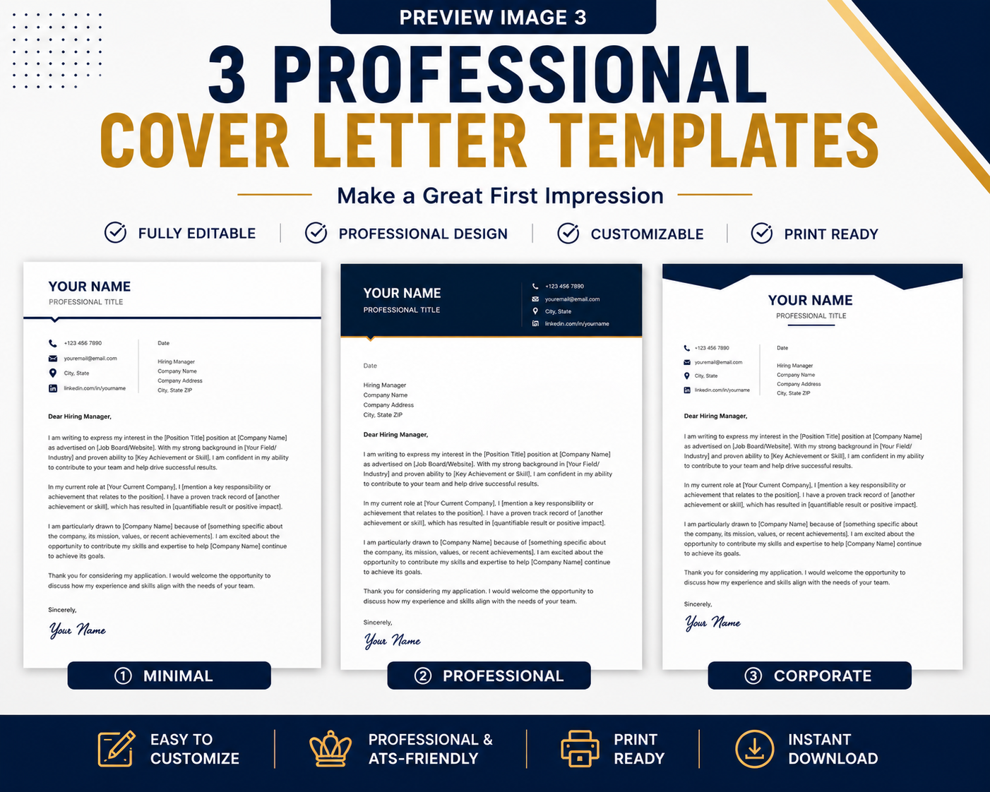 ATS Resume Template Bundle