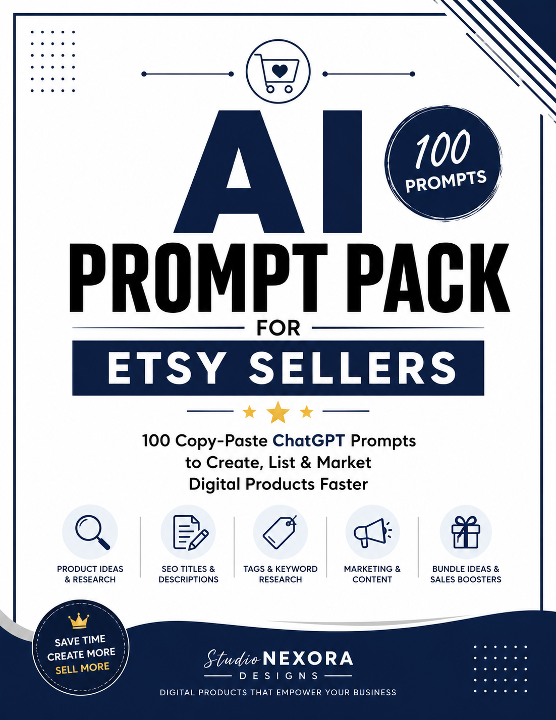 AI Prompt Pack for Etsy Sellers