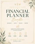 Financial Planner Bundle | Budget Planner, Savings Tracker, Debt Payoff & Wealth Management Workbook