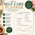 Self-Care Planner | Printable Wellness Planner & Self-Care Journal PDF